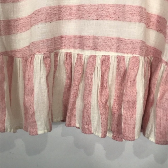 LUCKY BRAND Peplum Striped Top - Picture 9 of 10